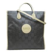 Gucci Vintage Pre-owned Canvas gucci-vskor Black, Dam