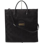 Gucci Vintage Pre-owned Canvas totevskor Black, Dam