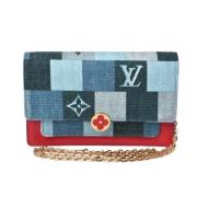 Louis Vuitton Vintage Pre-owned Denim louis-vuitton-vskor Blue, Dam