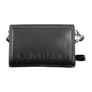 Calvin Klein Svart Dam Axelväska med Avtagbar Rem Black, Dam