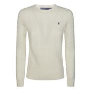 Ralph Lauren Julianna Crew Neck Sweater Beige, Dam