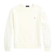 Ralph Lauren Beige Sweater med Broderad Pony Beige, Herr