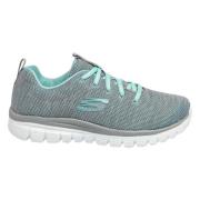 Skechers Graceful-twisted för sneakers Gray, Dam