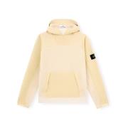 Stone Island Bomull Päls Nylon Sweatshirt Raglan Ficka Beige, Herr