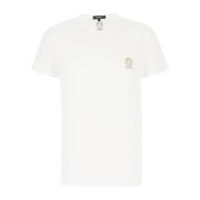 Versace Casual Bomull T-shirt White, Herr