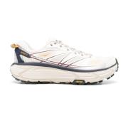 Hoka One One Snabba Trail Löparskor i Alabaster Beige, Herr