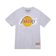 Mitchell & Ness NBA Lakers Lag Logo Tee Gray, Herr