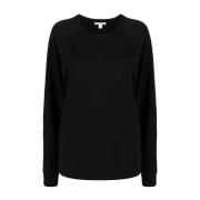 James Perse Vintage Terry Sweatshirt Black, Dam