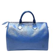 Louis Vuitton Vintage Pre-owned Laeder louis-vuitton-vskor Blue, Dam