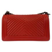 Chanel Vintage Pre-owned Laeder handvskor Red, Dam