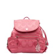 Coach Pre-owned Pre-owned Canvas ryggsckar Pink, Dam