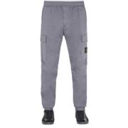 Stone Island Cargo Byxor i Antraciet Material Gray, Herr