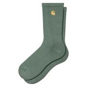 Carhartt Wip Chase Socks Grön Guld Green, Herr