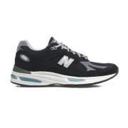 New Balance Retro Suede Sneakers med Reflektorer Black, Dam