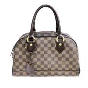 Louis Vuitton Vintage Pre-owned Canvas handvskor Brown, Dam