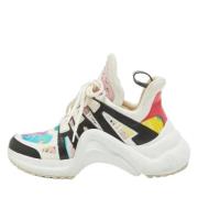 Louis Vuitton Vintage Pre-owned Tyg sneakers Multicolor, Dam