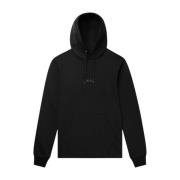 Balr. Modern Hoodie i Jet Black Black, Herr