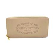 Louis Vuitton Vintage Pre-owned Laeder plnbcker Beige, Dam