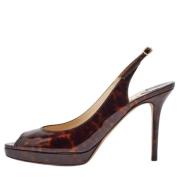 Jimmy Choo Pre-owned Pre-owned Laeder sandaler Brown, Dam