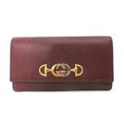 Gucci Vintage Pre-owned Laeder plnbcker Red, Dam