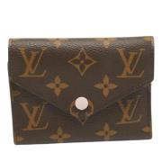 Louis Vuitton Vintage Pre-owned Belagd canvas plnbcker Brown, Dam