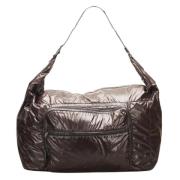 Bottega Veneta Vintage Pre-owned Laeder axelremsvskor Brown, Dam