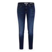 Guess Slim Fit Skinny Jeans Carrie Dark Blue, Dam