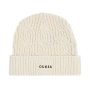 Guess Logo Patched Mössa - Beige Textil Beige, Herr