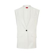 Hugo Boss Stilfull Sako Mode Tillbehör White, Dam