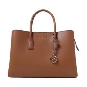 Michael Kors Stilfull Satchel Bagageväska Brown, Dam