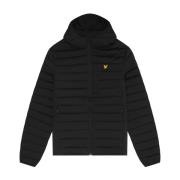 Lyle & Scott Quiltad Stretchjacka Black, Herr