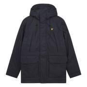 Lyle & Scott Microfleece Parka 2.0 Jacka Blue, Herr