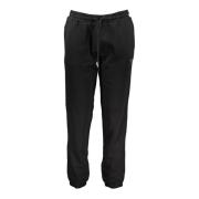 Napapijri Sportiga Sweatpants med Broderad Logotyp Black, Herr