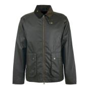 Barbour Kort Vaxad Jacka Bedale Green, Herr