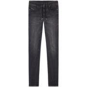 Diesel Svarta Jeans för Män Ss24 Black, Herr