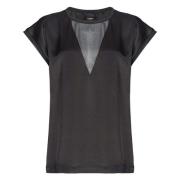 Pinko Svart Top med Stil Black, Dam