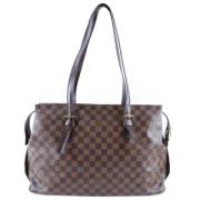 Louis Vuitton Vintage Pre-owned Canvas louis-vuitton-vskor Brown, Dam