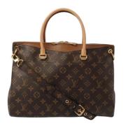 Louis Vuitton Vintage Pre-owned Canvas louis-vuitton-vskor Brown, Dam