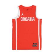 Jordan Kroatien Basket Tank Top Red, Herr