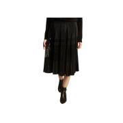 By Malene Birger Midi kjol Black, Dam