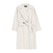 Max Mara Weekend Belted Coats White, Dam