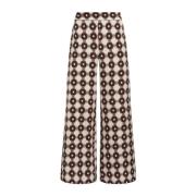 Maliparmi Maze Trousers Beige, Dam