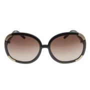 Chloé Pre-owned Pre-owned Plast solglasgon Brown, Dam