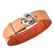 Louis Vuitton Vintage Pre-owned Laeder armband Brown, Dam