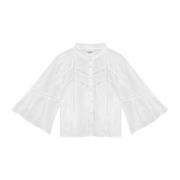 Isabel Marant Étoile Stilfull Top för Kvinnor White, Dam