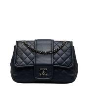 Chanel Vintage Pre-owned Laeder crossbodyvskor Blue, Dam