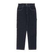 Dickies Denim Rinsed Herr Jeans Blue, Herr