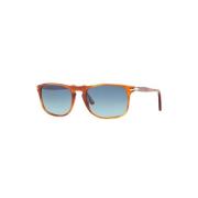 Persol Brun Ram Solglasögon med Modellnamn Brown, Unisex