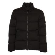 Stone Island Svarta Ståkrage Jackor Black, Herr