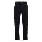 Dolce & Gabbana Löst Sittande Jeans med Bältesöglor Black, Herr